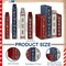 4th of July Tabletop Decorations, 4 Pcs Patriotic Wooden Block Signs – “Always Remember Our Heroes” Red White Blue Tiered Tray & Shelf Decor for Memorial Day, Independence Day & 250th Anniversary
